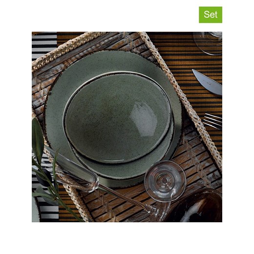 Hermia 24-częściowy zestaw w kolorze zielonym ze sklepu Limango Polska w kategorii Naczynia - zdjęcie 174718803
