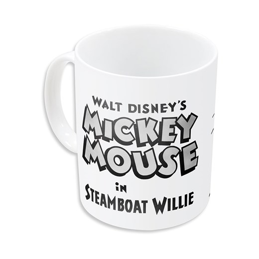 Disney Mickey Mouse Kubek w kolorze biało-czarnym - 325 ml ze sklepu Limango Polska w kategorii Naczynia dziecięce - zdjęcie 174718844