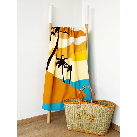Le Comptoir de la Plage Ręcznik plażowy "Surf - Dunes" ze wzorem - 170 Le Comptoir De La Plage onesize promocja Limango Polska