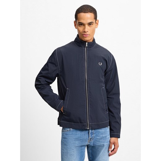 Fred Perry Bluza męska Mężczyźni granatowy jednolity ze sklepu vangraaf w kategorii Bluzy męskie - zdjęcie 174722651