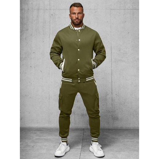 Komplet dresowy męski khaki OZONEE JS/27C6505/29 Ozonee XXL ozonee.pl