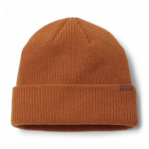 Czapka zimowa uniseks Columbia Portside Fisherman Beanie - brązowa ze sklepu Sportstylestory.com w kategorii Czapki zimowe damskie - zdjęcie 174726550