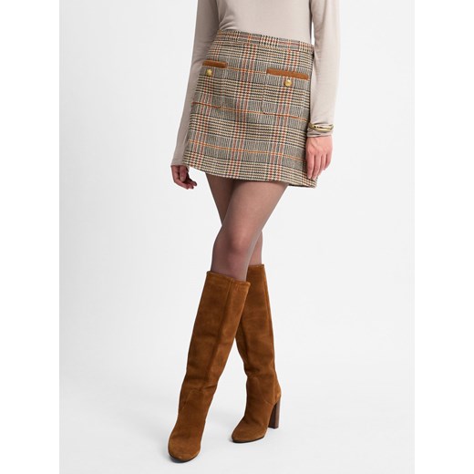 Tommy Hilfiger Spódnica damska Kobiety beżowy wzorzysty ze sklepu vangraaf w kategorii Spódnice - zdjęcie 174728423