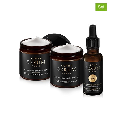 Alphasérum 3-częściowy zestaw do pielęgnacji twarzy ze sklepu Limango Polska w kategorii Serum do twarzy - zdjęcie 174728461