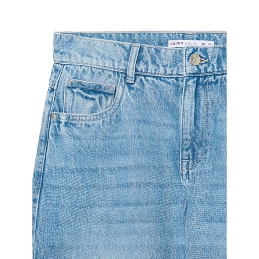 Cropp - Niebieskie jeansy straight - niebieski Cropp 44 Cropp