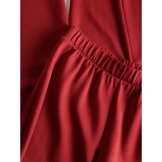 Reserved - Spodnie wide leg - kasztanowy Reserved XL Reserved