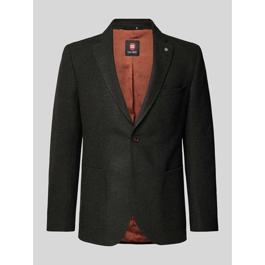 Marynarka na dwa guziki o kroju slim fit z kołnierzem z połami model ‘Adyson’ ze sklepu Peek&Cloppenburg  w kategorii Marynarki męskie - zdjęcie 174734092