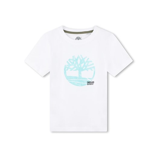 Timberland Koszulka w kolorze białym - id: 15766998 - marki Timberland - 174734821 Timberland Koszulka w kolorze białym ze sklepu Limango Polska w kategorii T-shirty chłopięce - zdjęcie 174734821