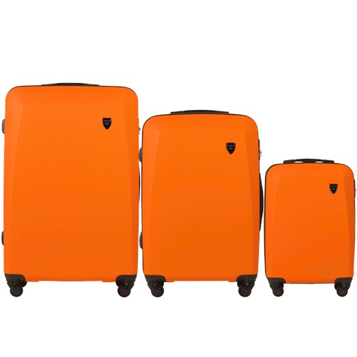 ZESTAW 3 WALIZEK WINGS PLOVER ORANGE ze sklepu WINGS w kategorii Walizki - zdjęcie 174735342