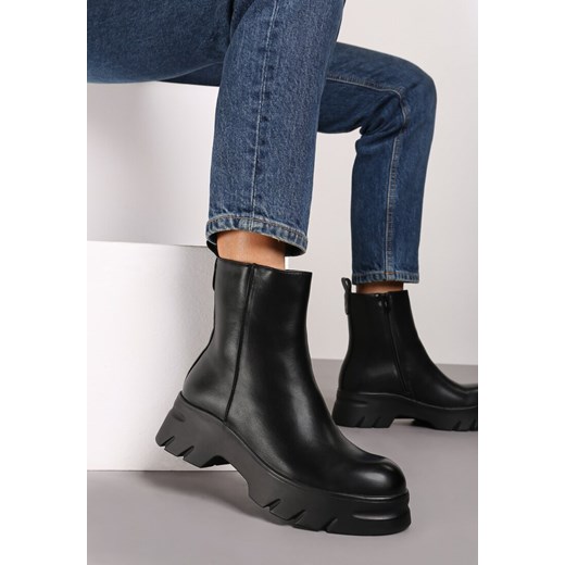 Botki Born2be na zimę casual 