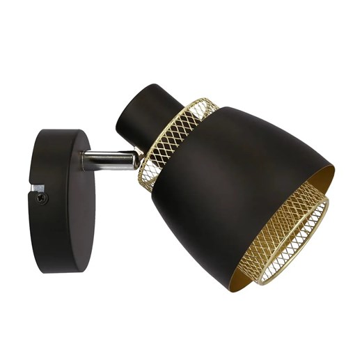Czarny nowoczesny kinkiet ścienny - D185-Fizex Lumes One Size Edinos.pl