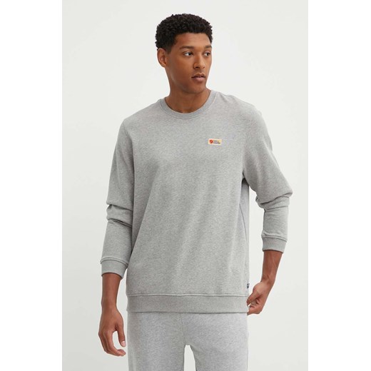 Fjallraven bluza bawełniana Vardag męska kolor szary melanżowa F87070.020.999-999 ze sklepu ANSWEAR.com w kategorii Bluzy męskie - zdjęcie 174738082