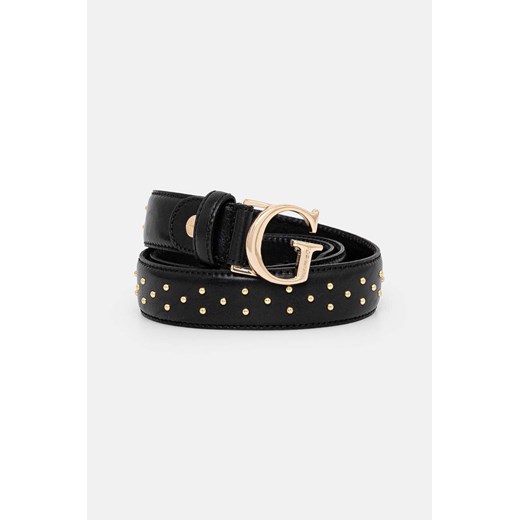 Guess pasek damski kolor czarny BW9176 P4430 ze sklepu ANSWEAR.com w kategorii Paski damskie - zdjęcie 174738574