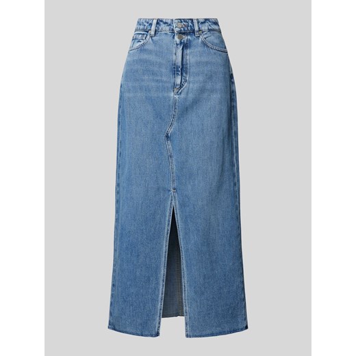 Spódnica jeansowa z rozcięciem model ‘KITAARI’ ze sklepu Peek&Cloppenburg  w kategorii Spódnice - zdjęcie 174739451
