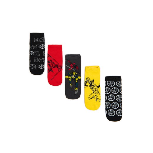 Cropp - 5 pack skarpet Deadpool i Wolverine - czarny Cropp 39-42 Cropp