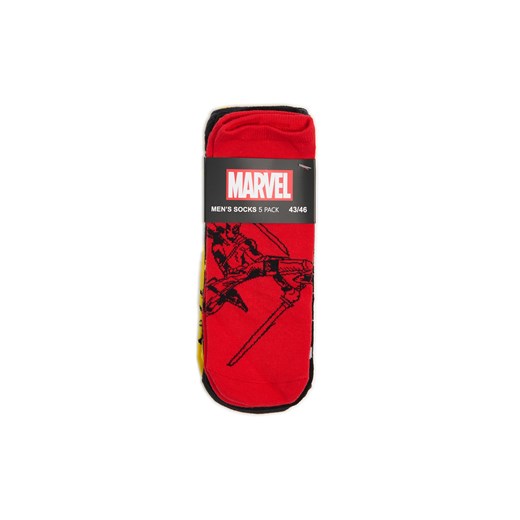Cropp - 5 pack skarpet Deadpool i Wolverine - czarny Cropp 39-42 Cropp