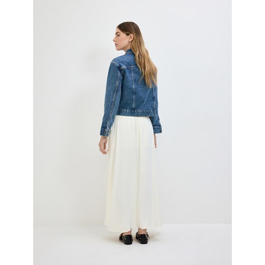 Reserved - Spódnica maxi - złamana biel Reserved L Reserved