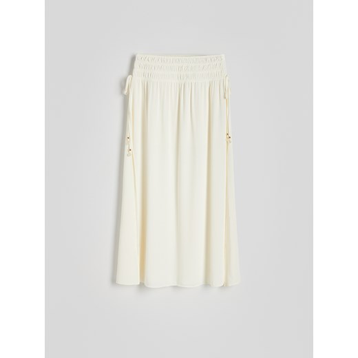 Reserved - Spódnica maxi - złamana biel Reserved L Reserved