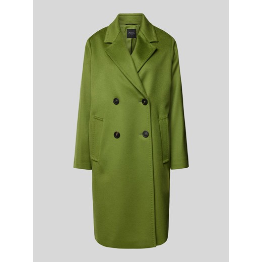 Płaszcz z kołnierzem z połami model ‘ZUM’ ze sklepu Peek&Cloppenburg  w kategorii Płaszcze damskie - zdjęcie 174746340