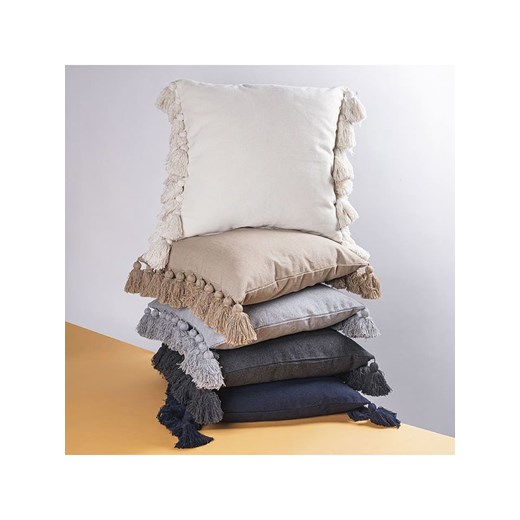 Villa d´Este Poduszka w kolorze jasnoszarym- 44,5 x 44,5 cm Villa D´este onesize wyprzedaż Limango Polska