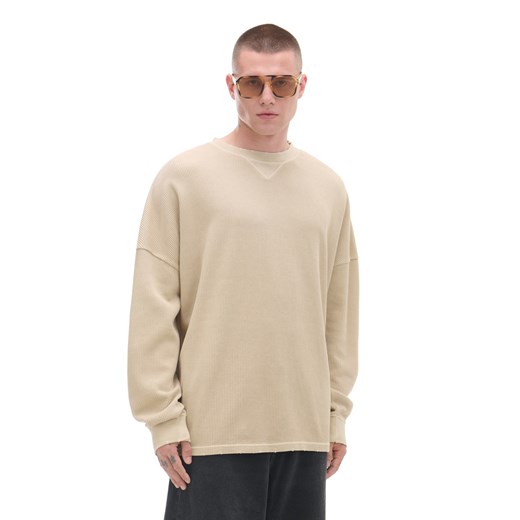 Cropp - Sweter oversize - jasny szary ze sklepu Cropp w kategorii Swetry męskie - zdjęcie 174747783