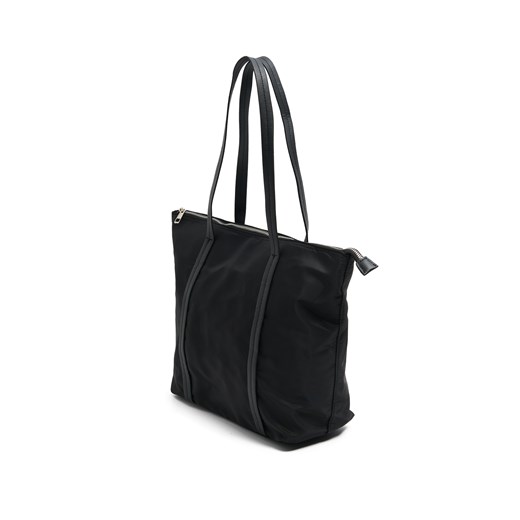 Cropp - Czarna torebka shopper - czarny Cropp Uniwersalny Cropp