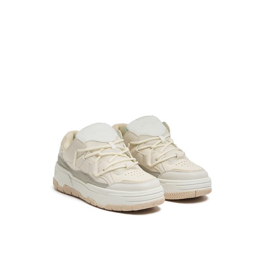 Cropp - Beżowe sneakersy - beżowy Cropp 39 Cropp