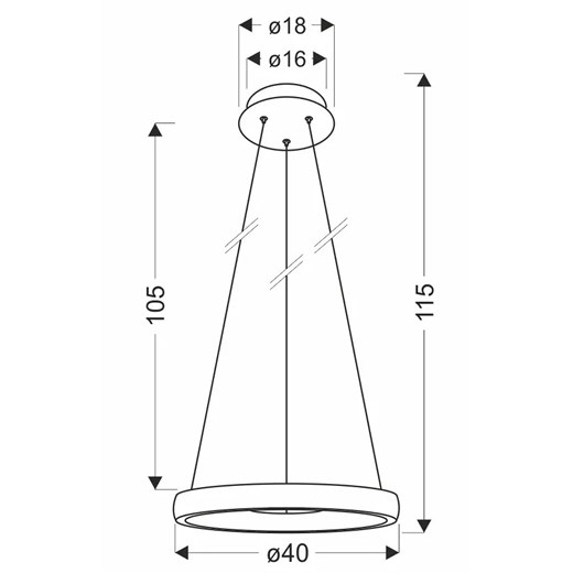 Lampa wisząca Lumes
