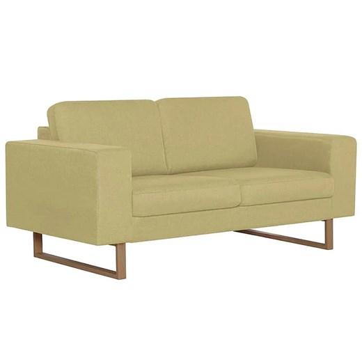 Elegancka dwuosobowa sofa Ladi 2X - zielona ze sklepu Edinos.pl w kategorii Sofy i kanapy - zdjęcie 174749381