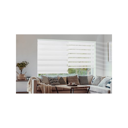 IDOMYA Essentials Roleta zaciemniająca &quot;Zebra&quot; w kolorze białym - 120 Idomya Essentials onesize wyprzedaż Limango Polska