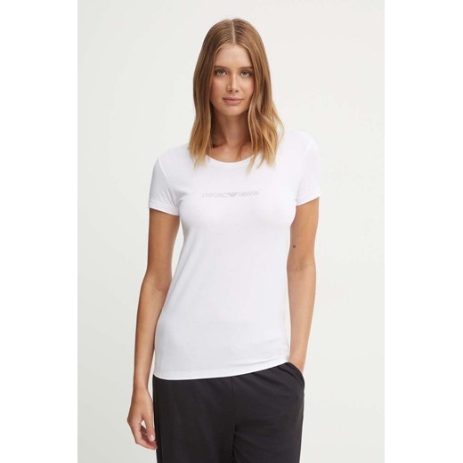 Emporio Armani Underwear t-shirt lounge kolor biały 163139 4F223 ze sklepu ANSWEAR.com w kategorii Bluzki damskie - zdjęcie 174753851