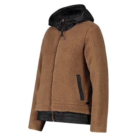 Kurtka damska CMP brązowa z kapturem 