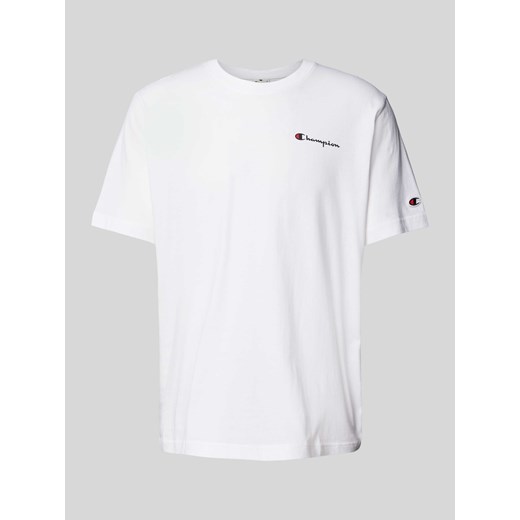 T-shirt z nadrukiem z logo ze sklepu Peek&Cloppenburg  w kategorii T-shirty męskie - zdjęcie 174759014