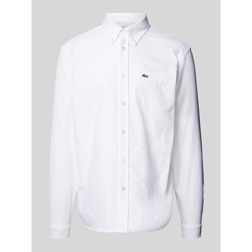 Koszula casualowa o kroju regular fit z naszywką z logo ze sklepu Peek&Cloppenburg  w kategorii Koszule męskie - zdjęcie 174759110