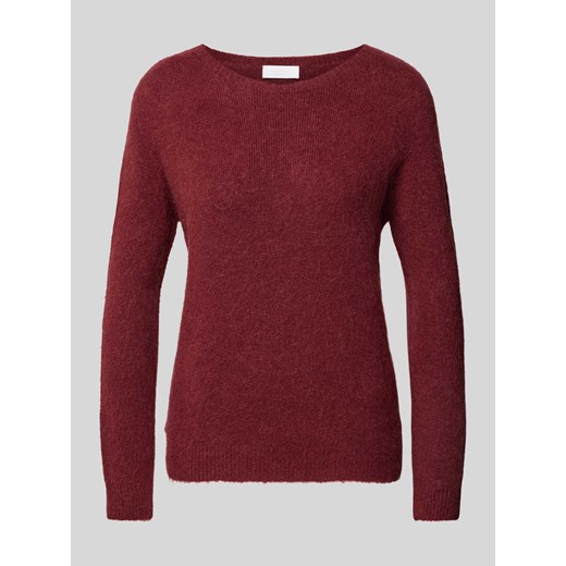 Sweter z dzianiny z okrągłym dekoltem ze sklepu Peek&Cloppenburg  w kategorii Swetry damskie - zdjęcie 174759173