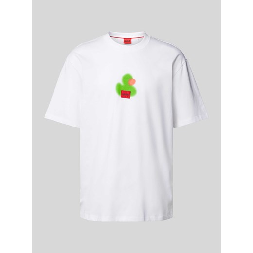 T-shirt z detalem z logo model ‘Dilippers’ ze sklepu Peek&Cloppenburg  w kategorii T-shirty męskie - zdjęcie 174759523