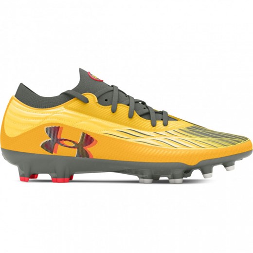 Buty piłkarskie korki lanki uniseks Under Armour UA Magnetico Elite 4 Fg - żółte ze sklepu Sportstylestory.com w kategorii Buty sportowe męskie - zdjęcie 174760902
