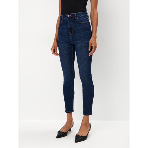 Jeansy damskie Mohito granatowe 