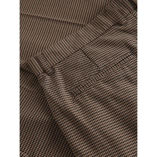Reserved - Wzorzyste spodnie chino - brązowy Reserved 34 Reserved