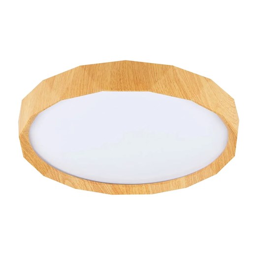 Okrągła nowoczesna lampa sufitowa LED - 3X D190 T5-N78 ze sklepu Edinos.pl w kategorii Lampy sufitowe - zdjęcie 174766914