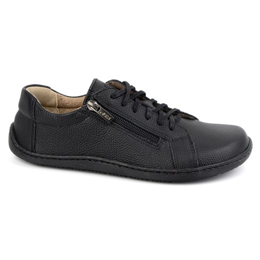 Olivier Damskie minimalistyczne buty skórzane barefoot model 1243 czarne ze sklepu ButyModne.pl w kategorii Półbuty damskie - zdjęcie 174767741