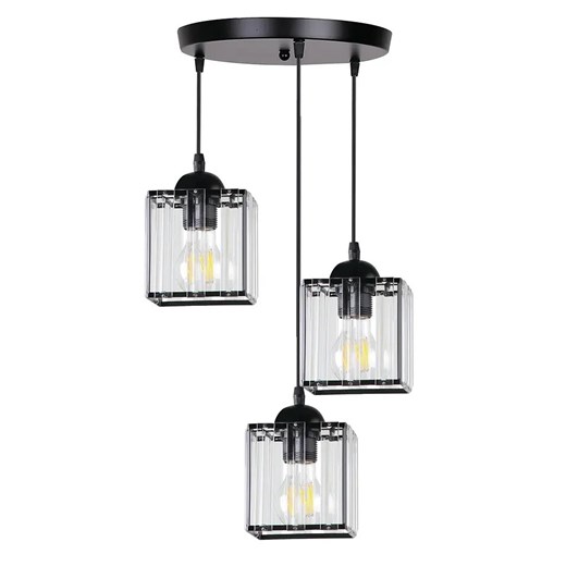 Nowoczesna potrójna lampa wisząca - 5X D194 A0-C29 ze sklepu Edinos.pl w kategorii Lampy wiszące - zdjęcie 174773970