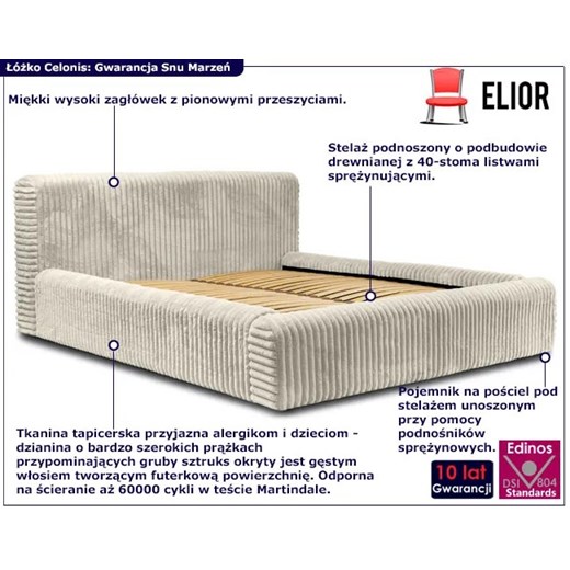 Łóżko/materac Elior