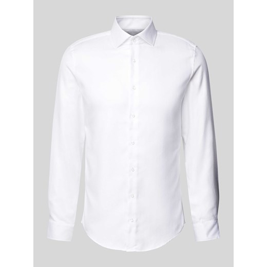 Koszula biznesowa o kroju slim fit z kołnierzykiem typu kent ze sklepu Peek&Cloppenburg  w kategorii Koszule męskie - zdjęcie 174775113