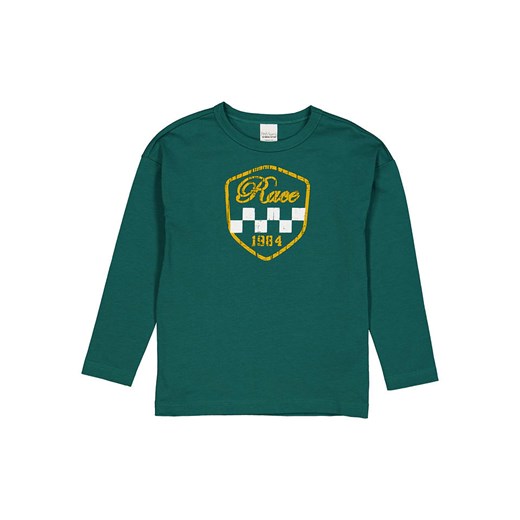 Fred´s World by GREEN COTTON Koszulka &quot;Racing&quot; w kolorze zielonym ze sklepu Limango Polska w kategorii T-shirty chłopięce - zdjęcie 174776163