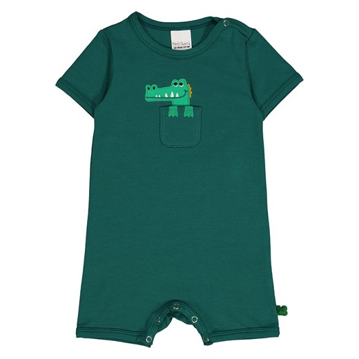 Fred´s World by GREEN COTTON Rampers &quot;Croco&quot; w kolorze zielonym ze sklepu Limango Polska w kategorii Kombinezony dziewczęce - zdjęcie 174776302