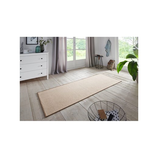 BT Carpet Chodnik &quot;Boucle&quot; w kolorze beżowym Bt Carpet 67x150 cm wyprzedaż Limango Polska