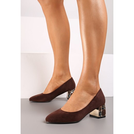 Czółenka Born2be bez zapięcia na wiosnę eleganckie 