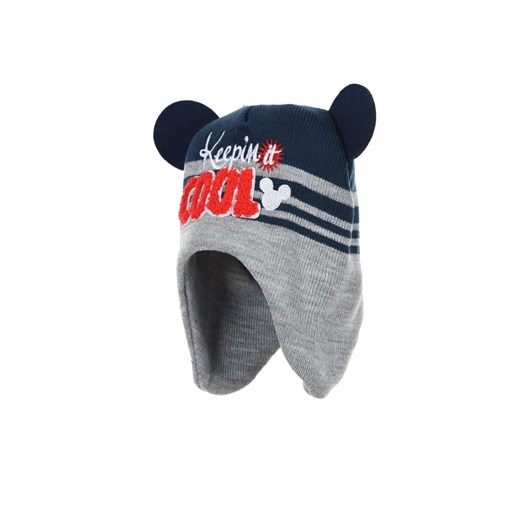 Disney Mickey Mouse Czapka &quot;Myszka Mickey&quot; w kolorze szaro-granatowym ze sklepu Limango Polska w kategorii Czapki dziecięce - zdjęcie 174783014