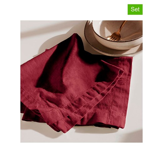 Mint Rugs Serwetki (2 szt.) &quot;Delfos&quot; w kolorze czerwonym ze sklepu Limango Polska w kategorii Akcesoria kuchenne - zdjęcie 174783203